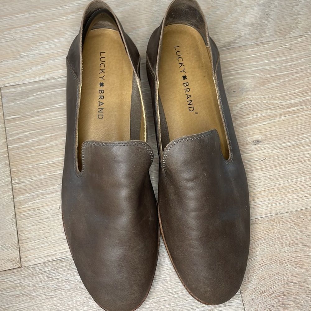 LUCKY BRAND dark driftwood color Cahill style loafer - Picture 5 of 8